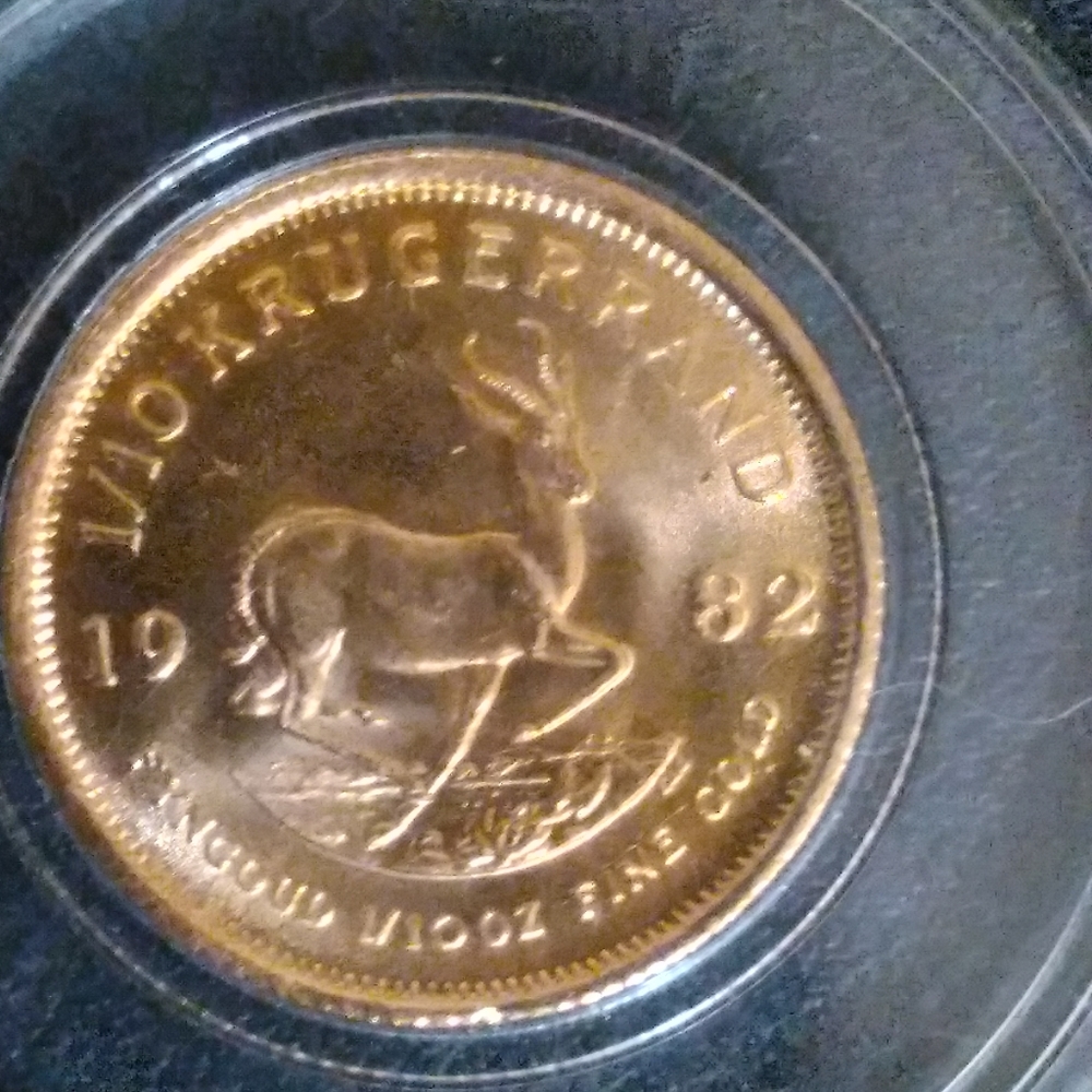 1/10 oz gold